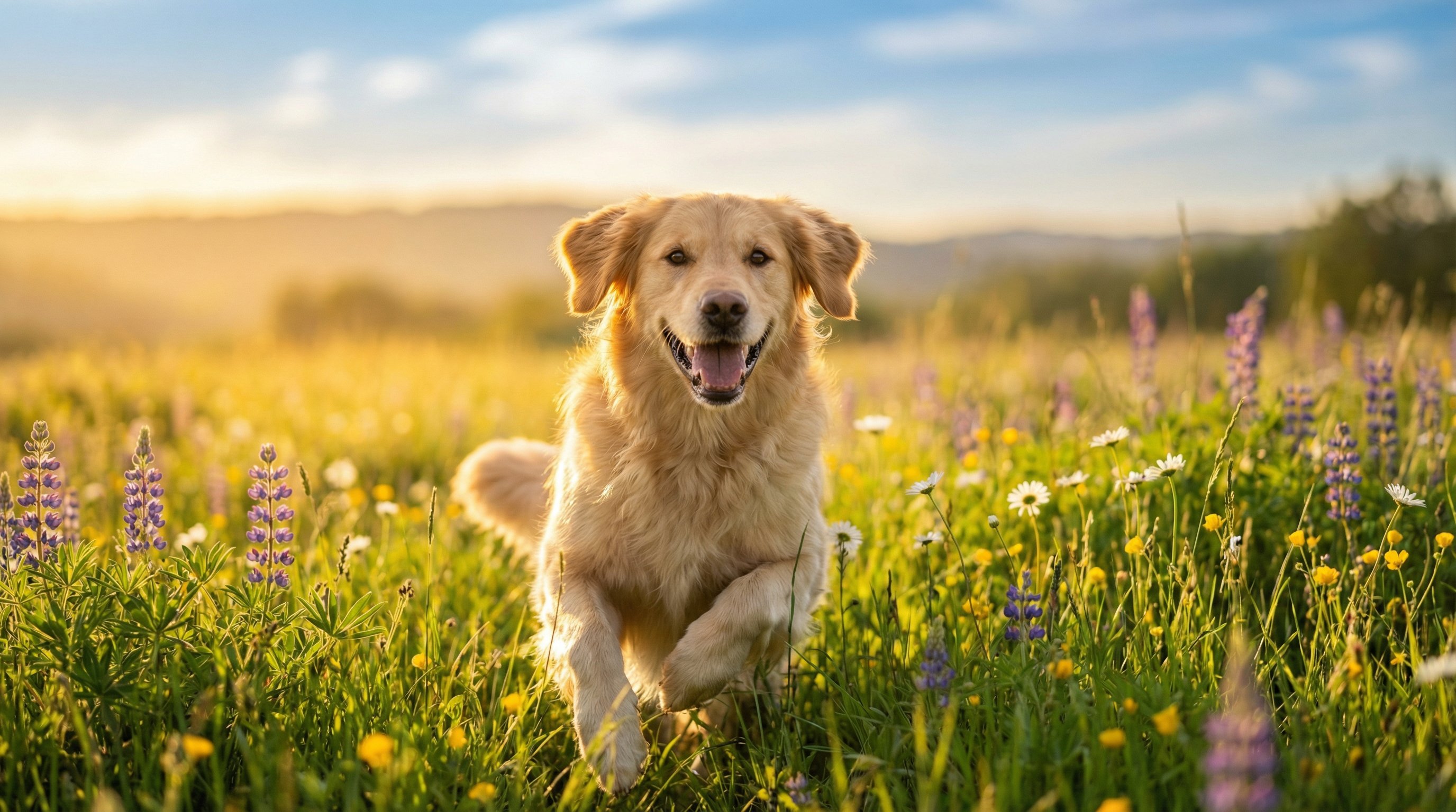 四爱金毛犬户外探险视频